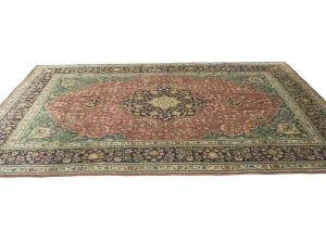 Semi Antique Red Classic 7X10 Tabriz Persian Rug