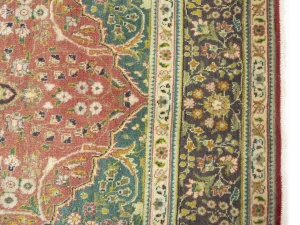Semi Antique Red Classic 7X10 Tabriz Persian Rug