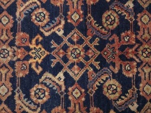 Semi Antique Purple-navy Tribal 3'5X11'5 Malayer Persian Runner Rug