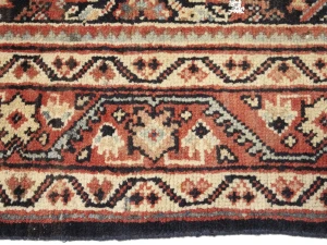 Vintage Floral 3'4X10'8 Mahal Persian Runner Rug