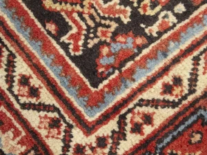 Vintage Floral 3'4X10'8 Mahal Persian Runner Rug