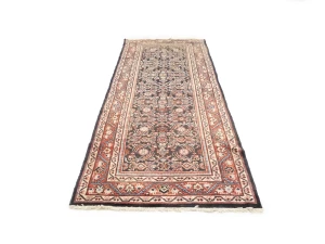 Vintage Floral 3'4X10'8 Mahal Persian Runner Rug