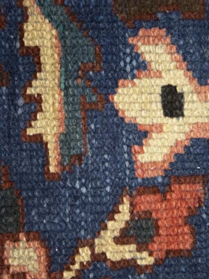 Semi Antique Rusty Brown Floral 10X13 Bakhtiari Persian Rug