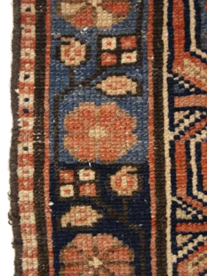 Antique Muted Tribal 3X11 Malayer Persian Runner Rug