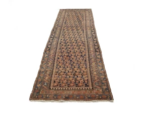 Antique Muted Tribal 3X11 Malayer Persian Runner Rug