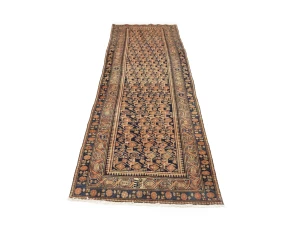 Antique Muted Tribal 3X11 Malayer Persian Runner Rug