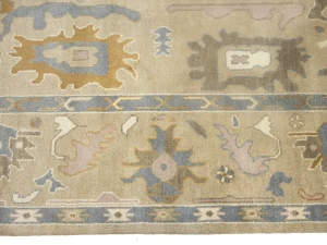 Floral Colorfast 9X12 Oushak Chobi Oriental Rug