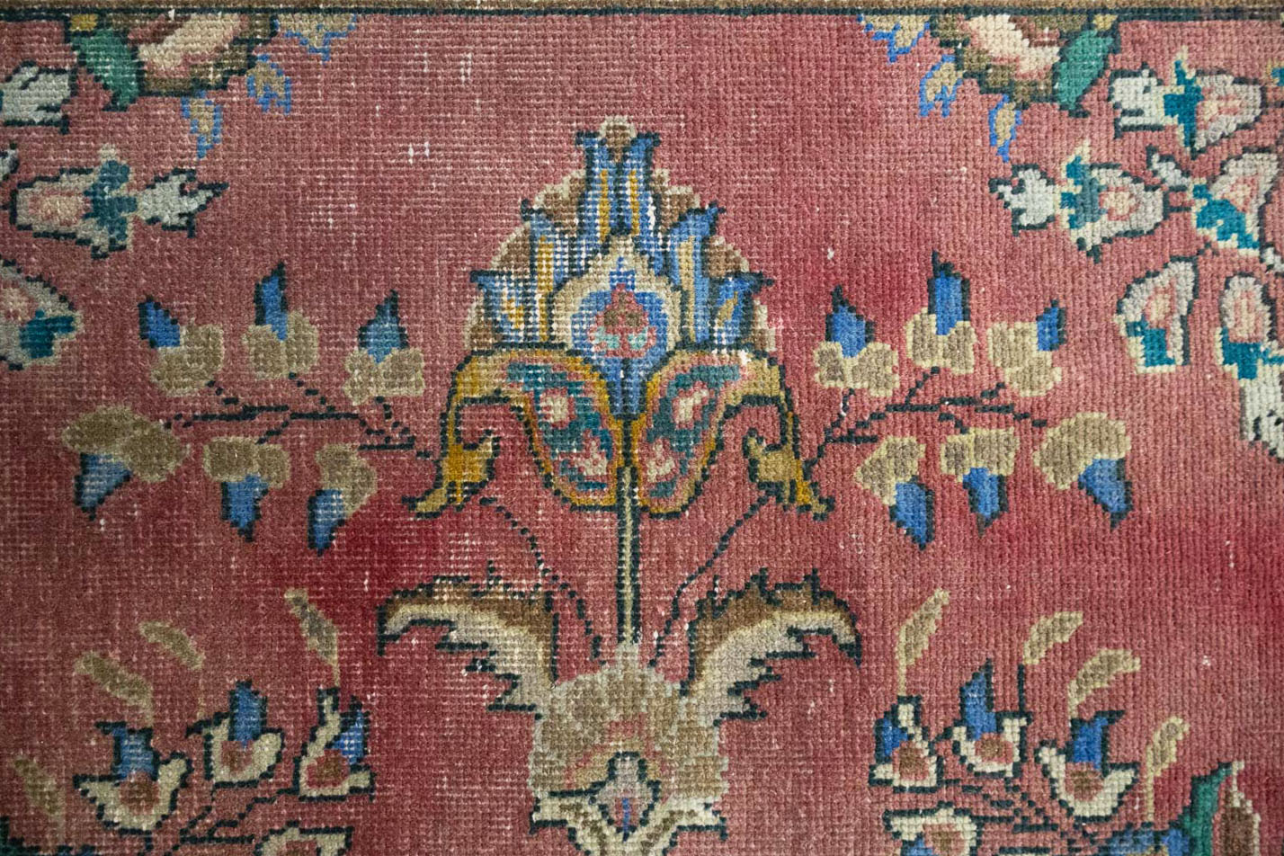 9'9x13'0 Hand Knotted Floral Traditional Wool Oriental Rug - Image 14