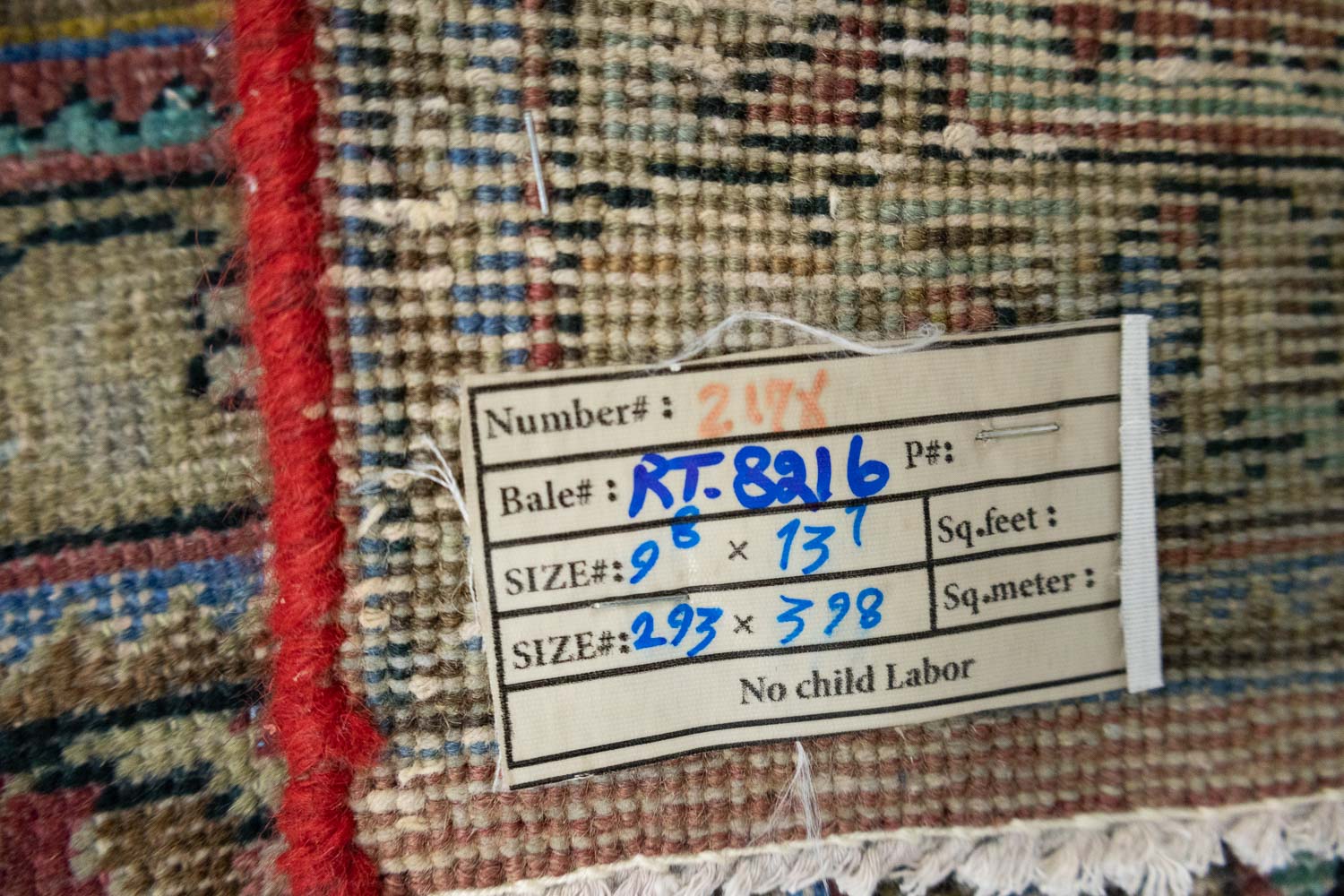 9'9x13'0 Hand Knotted Floral Traditional Wool Oriental Rug - Image 20