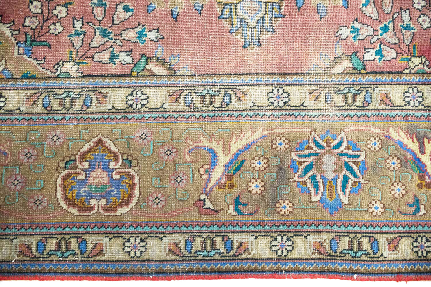 9'9x13'0 Hand Knotted Floral Traditional Wool Oriental Rug - Image 10